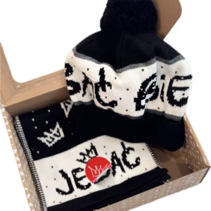 Zestaw jesienny czapka + szalik